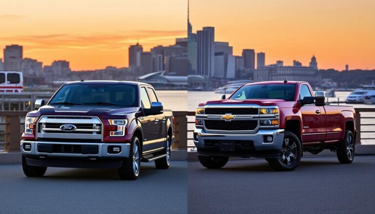 2015 Ford F 150 and 2015 Chevy Silverado comparison